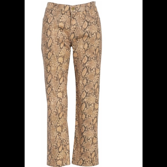 Frame Python Cropped Skinny Jeans - Picture 4 of 5